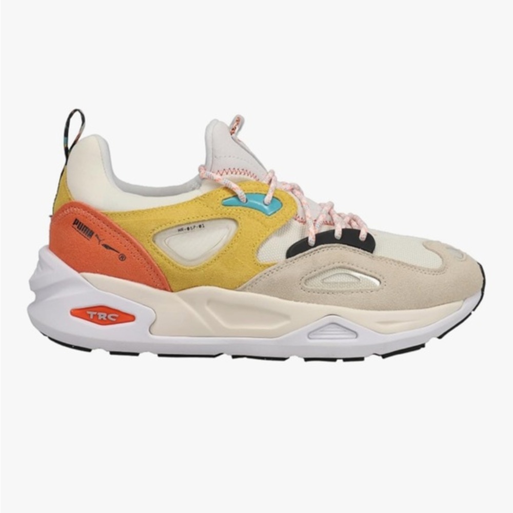 Puma Cream, Yellow & Orange Retro-Style Runner